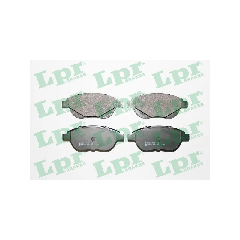 Jeu de 4 plaquettes de frein avant LPR 05P1751