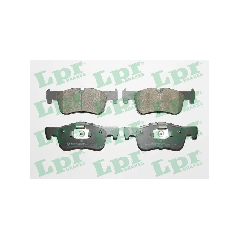 Jeu de 4 plaquettes de frein avant LPR 05P1752