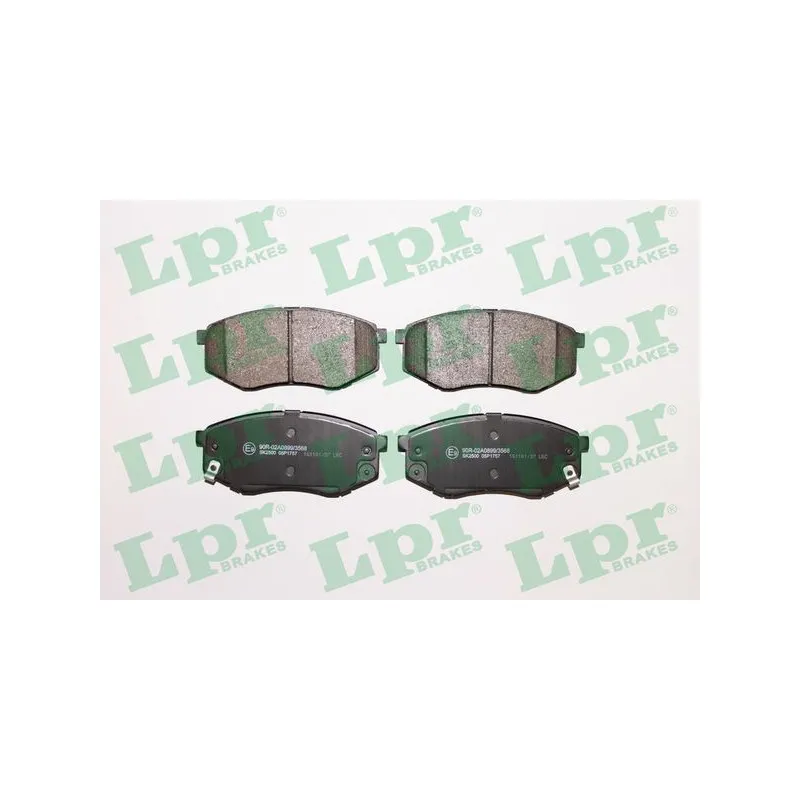 Jeu de 4 plaquettes de frein avant LPR 05P1757