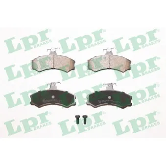 Jeu de 4 plaquettes de frein avant LPR 05P1763