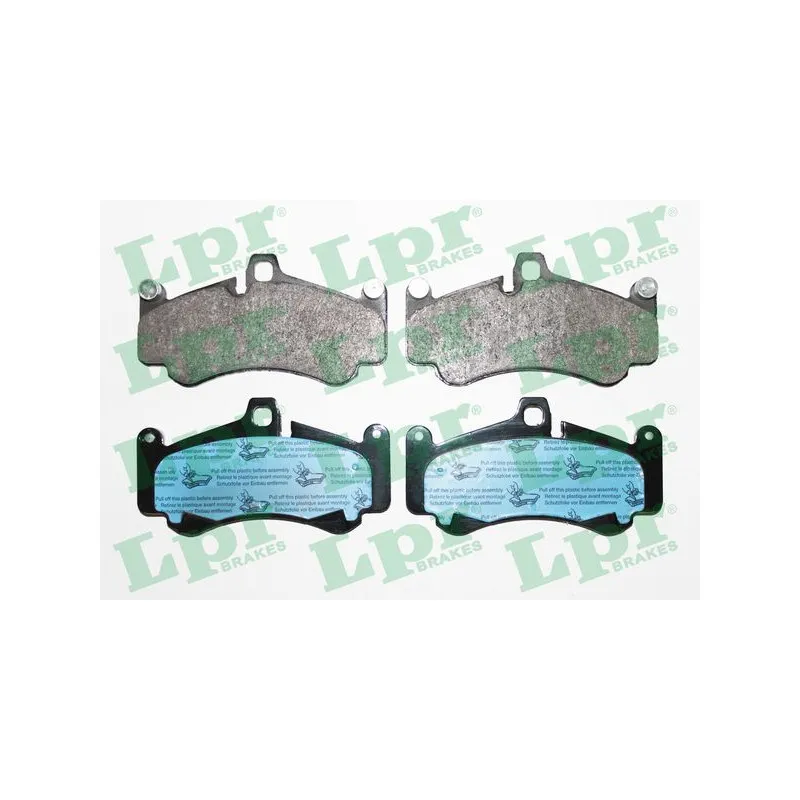 Jeu de 4 plaquettes de frein avant LPR 05P1765