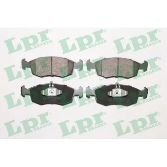 Jeu de 4 plaquettes de frein avant LPR 05P1766