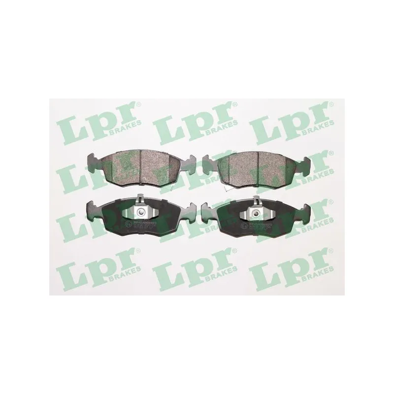 Jeu de 4 plaquettes de frein avant LPR 05P1766