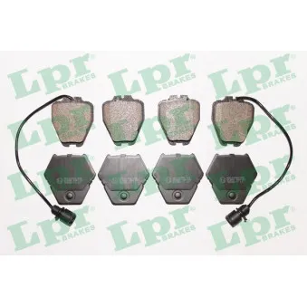 Jeu de 4 plaquettes de frein avant LPR 05P1767