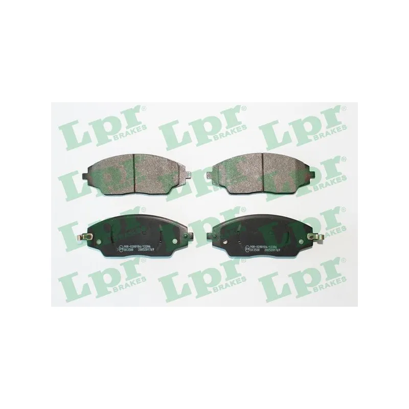 Jeu de 4 plaquettes de frein avant LPR 05P1769