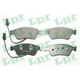 Jeu de 4 plaquettes de frein avant LPR 05P1772