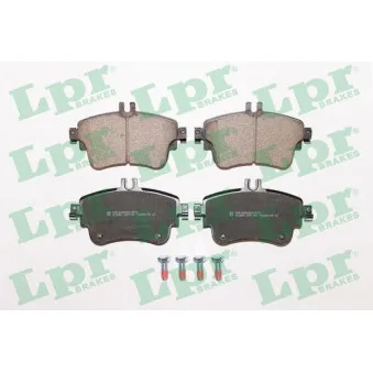 Jeu de 4 plaquettes de frein avant LPR 05P1780