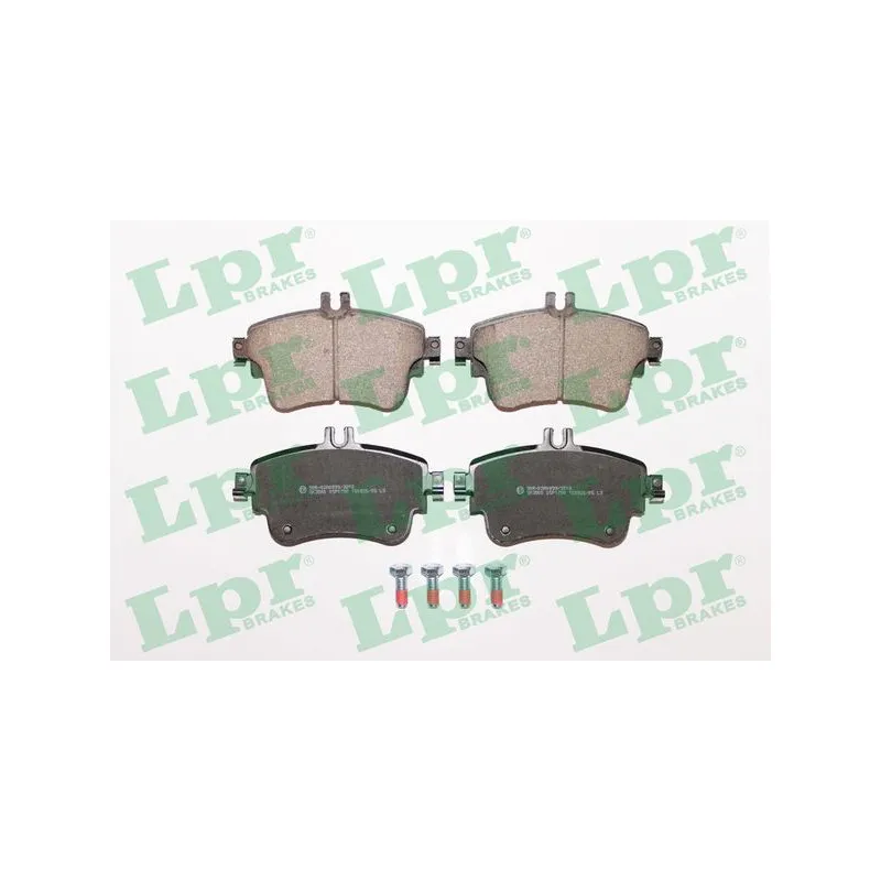 Jeu de 4 plaquettes de frein avant LPR 05P1780