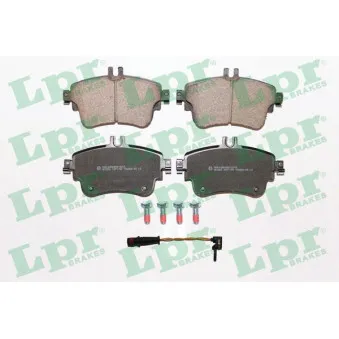 Jeu de 4 plaquettes de frein avant LPR 05P1780A