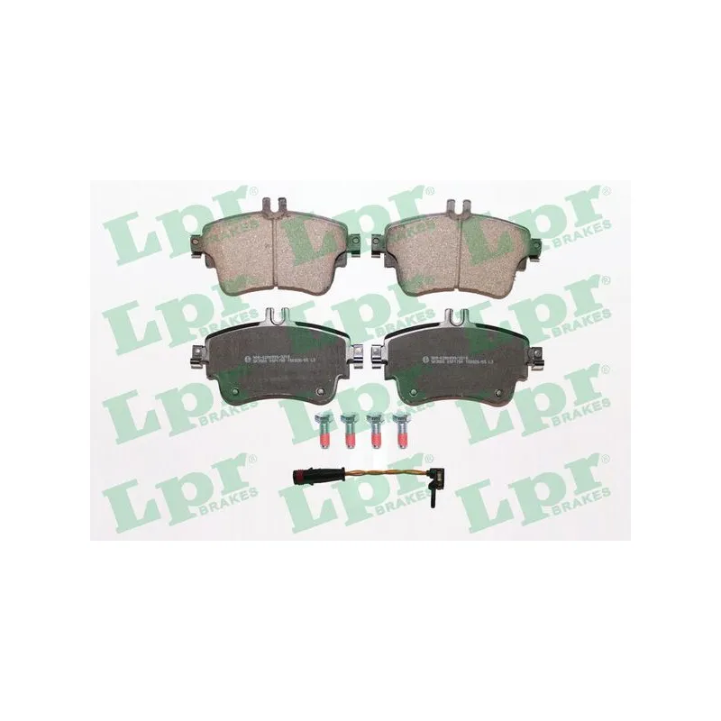 Jeu de 4 plaquettes de frein avant LPR 05P1780A
