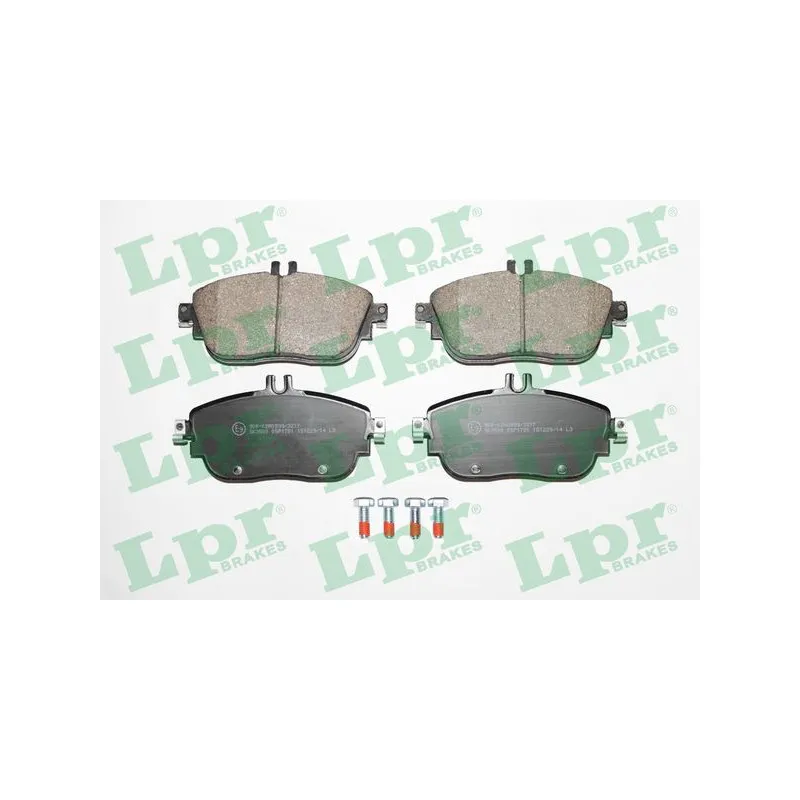 Jeu de 4 plaquettes de frein avant LPR 05P1781