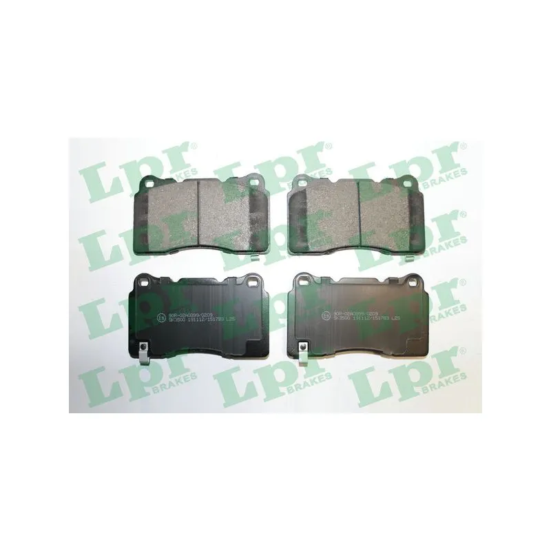 Jeu de 4 plaquettes de frein avant LPR 05P1783