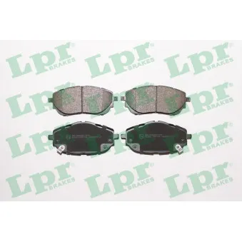 Jeu de 4 plaquettes de frein avant LPR 05P1784