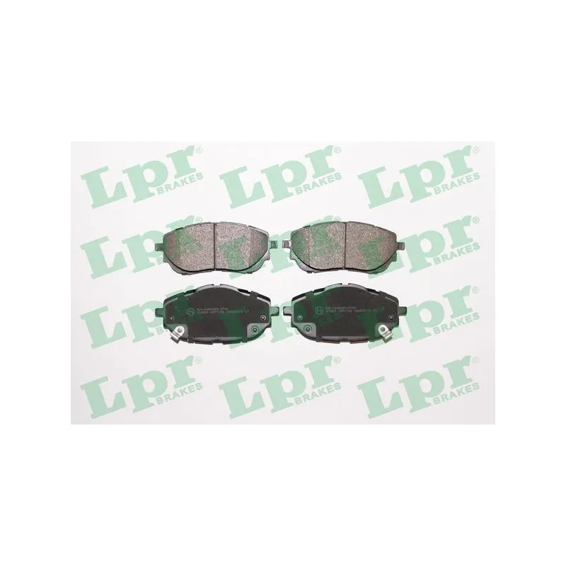 Jeu de 4 plaquettes de frein avant LPR 05P1784