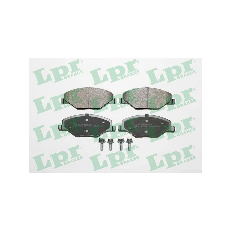 Jeu de 4 plaquettes de frein avant LPR 05P1795