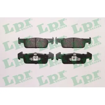 Jeu de 4 plaquettes de frein avant LPR 05P1796