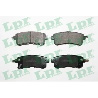 Jeu de 4 plaquettes de frein avant LPR 05P1798