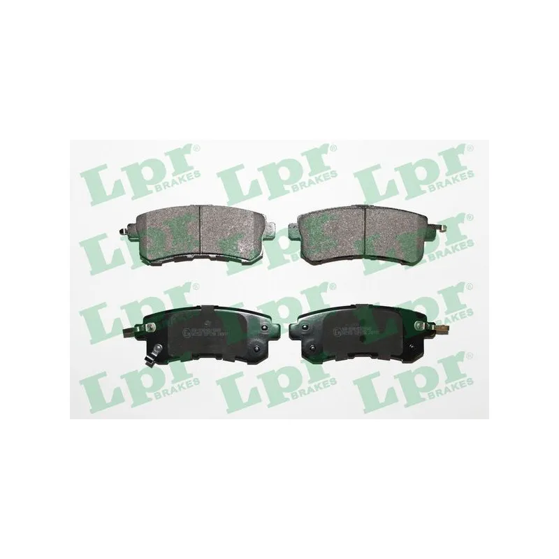 Jeu de 4 plaquettes de frein avant LPR 05P1798