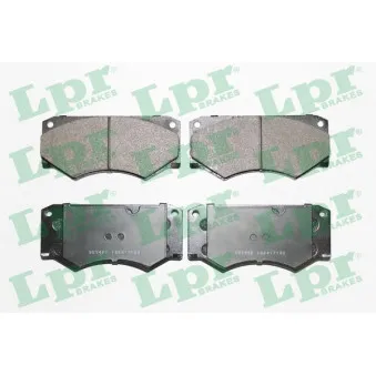 Jeu de 4 plaquettes de frein avant LPR 05P180