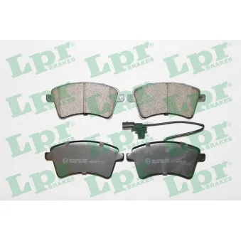 Jeu de 4 plaquettes de frein avant LPR 05P1800