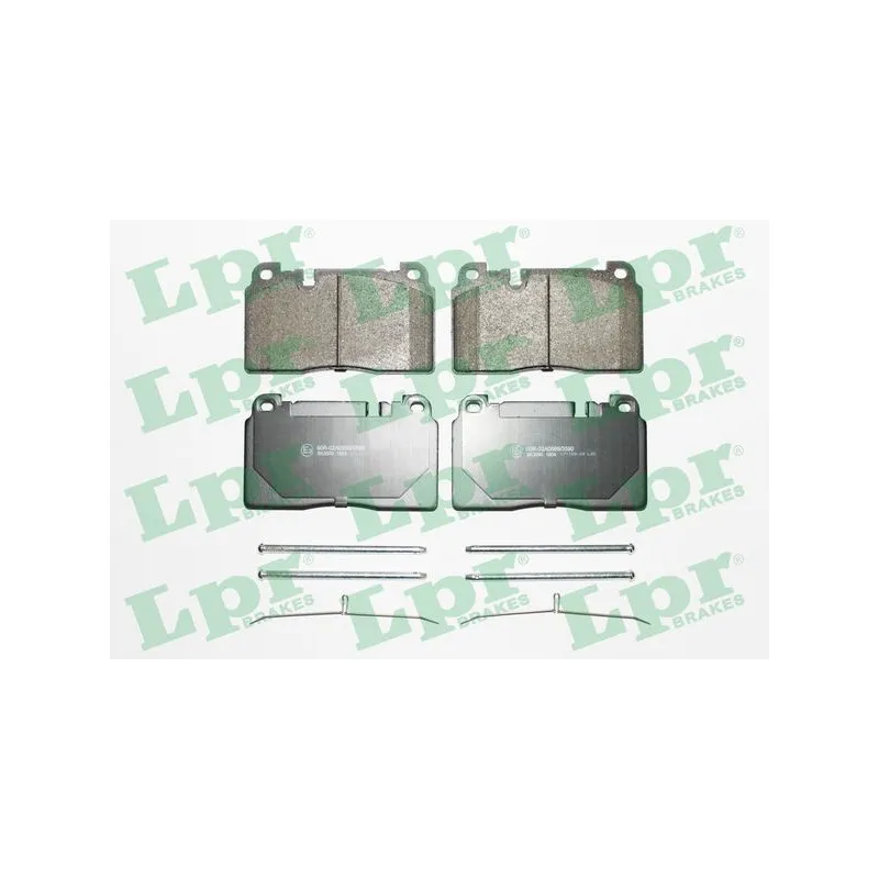 Jeu de 4 plaquettes de frein avant LPR 05P1804