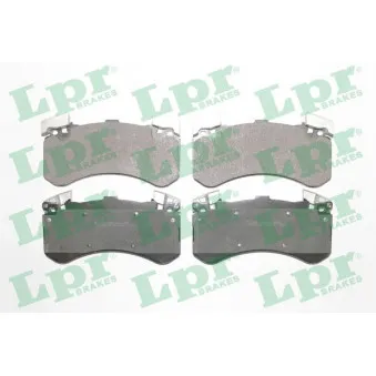 Jeu de 4 plaquettes de frein avant LPR 05P1806