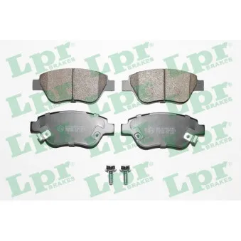 Jeu de 4 plaquettes de frein avant LPR 05P1815