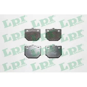 Jeu de 4 plaquettes de frein avant LPR 05P182