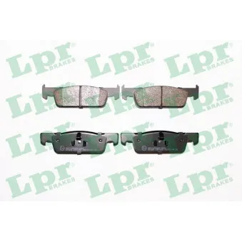 Jeu de 4 plaquettes de frein avant LPR 05P1825