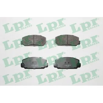 Jeu de 4 plaquettes de frein avant LPR 05P183