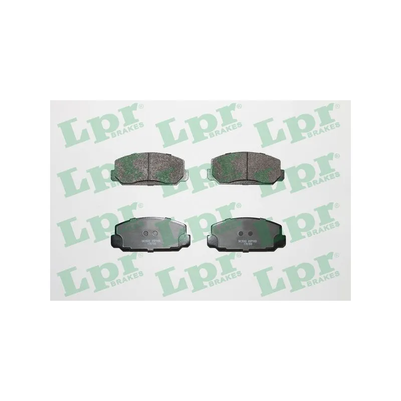 Jeu de 4 plaquettes de frein avant LPR 05P183