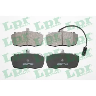 Jeu de 4 plaquettes de frein avant LPR 05P1830
