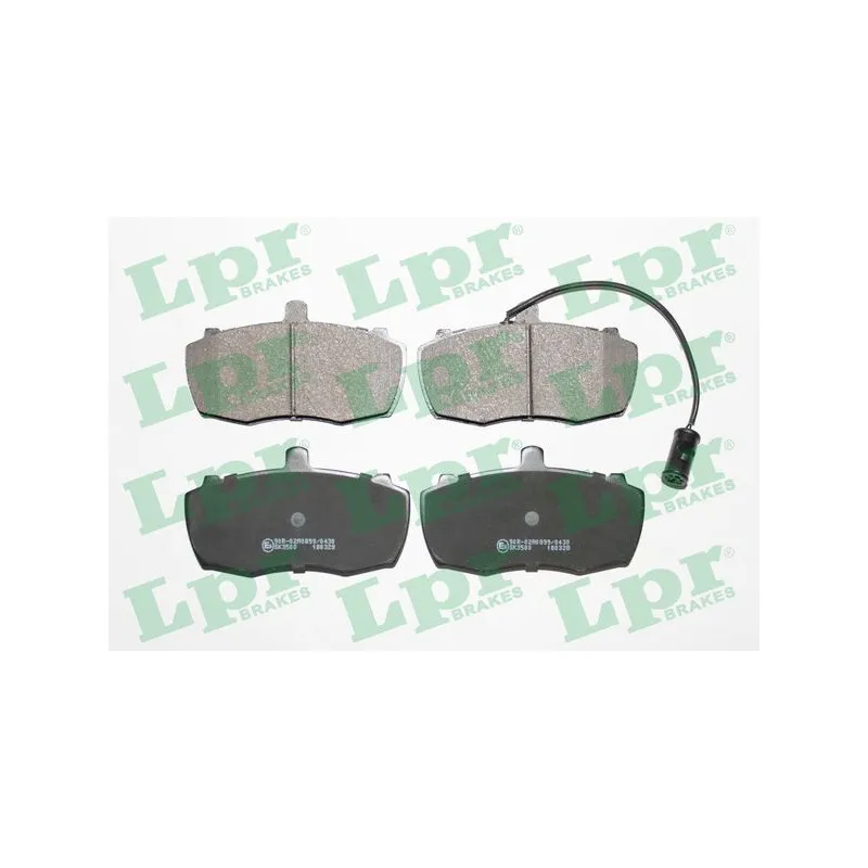 Jeu de 4 plaquettes de frein avant LPR 05P1830