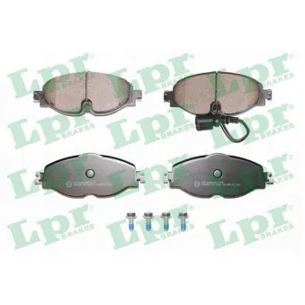 Jeu de 4 plaquettes de frein avant LPR 05P1834