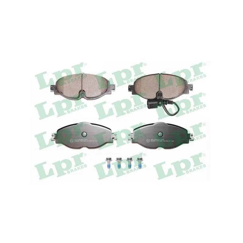 Jeu de 4 plaquettes de frein avant LPR 05P1834