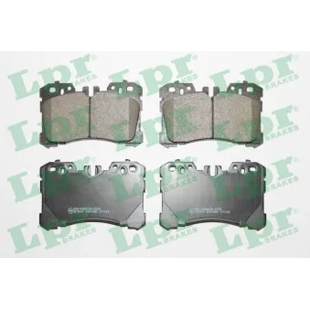 Jeu de 4 plaquettes de frein avant LPR 05P1848