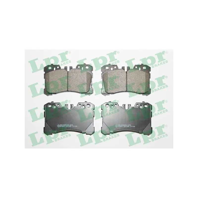Jeu de 4 plaquettes de frein avant LPR 05P1848