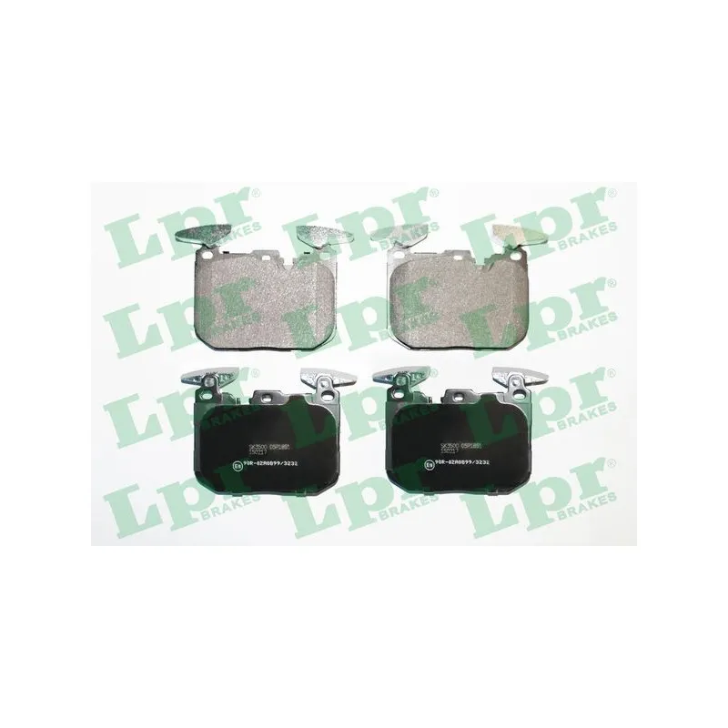 Jeu de 4 plaquettes de frein avant LPR 05P1851