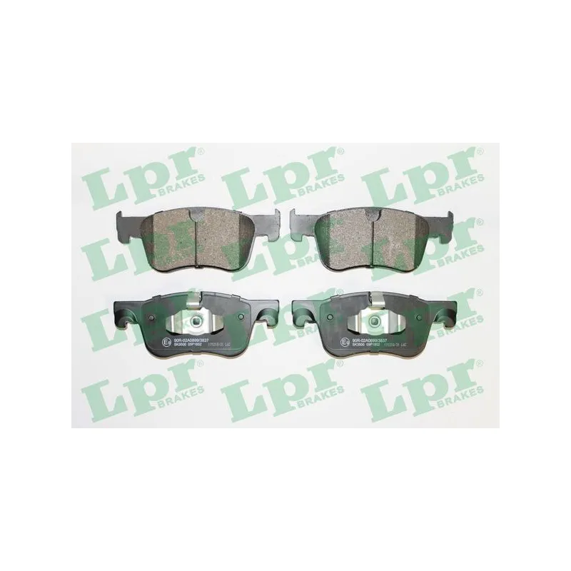 Jeu de 4 plaquettes de frein avant LPR 05P1852