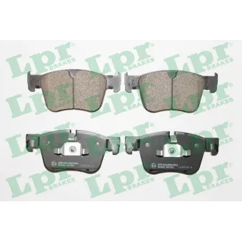 Jeu de 4 plaquettes de frein avant LPR 05P1853