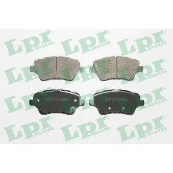 Jeu de 4 plaquettes de frein avant LPR 05P1856