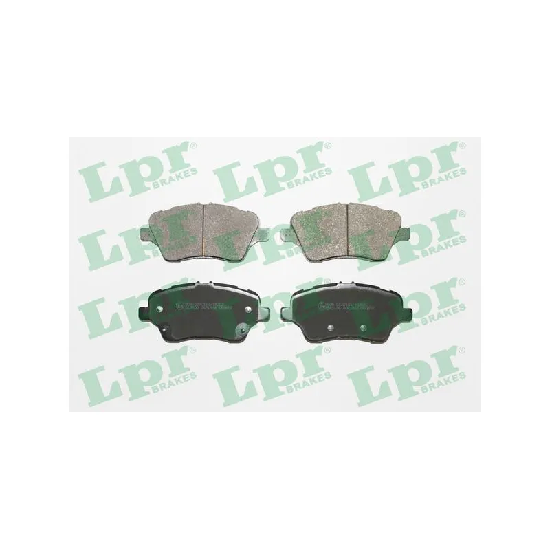 Jeu de 4 plaquettes de frein avant LPR 05P1856