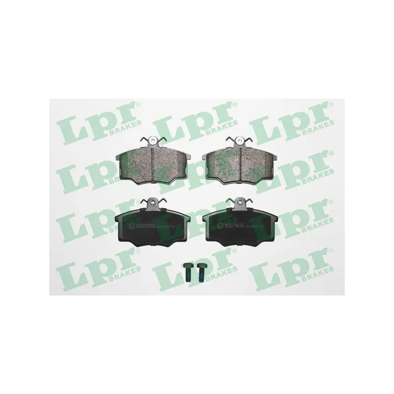 Jeu de 4 plaquettes de frein avant LPR 05P187