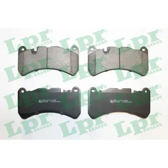 Jeu de 4 plaquettes de frein avant LPR 05P1870