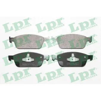 Jeu de 4 plaquettes de frein avant LPR 05P1879