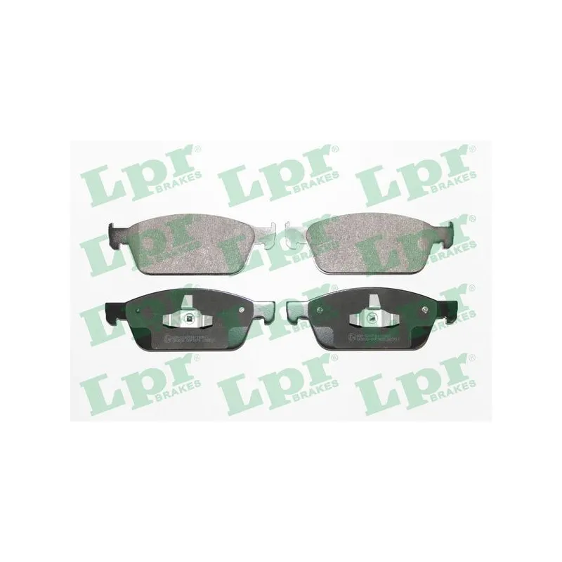 Jeu de 4 plaquettes de frein avant LPR 05P1879