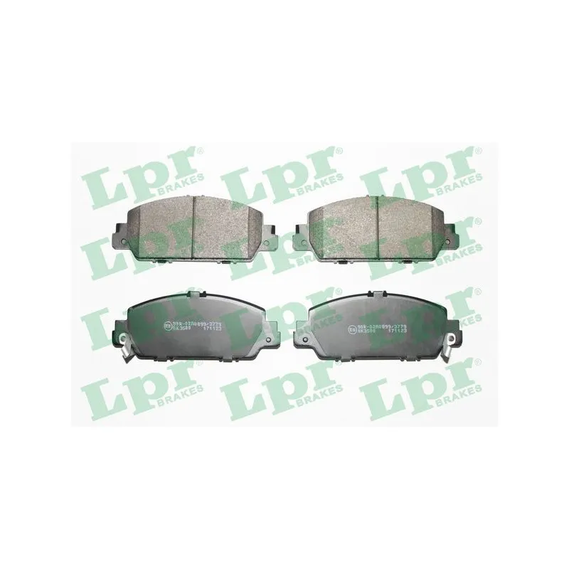 Jeu de 4 plaquettes de frein avant LPR 05P1886