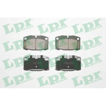 Jeu de 4 plaquettes de frein avant LPR 05P190