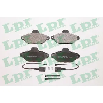 Jeu de 4 plaquettes de frein avant LPR 05P1906
