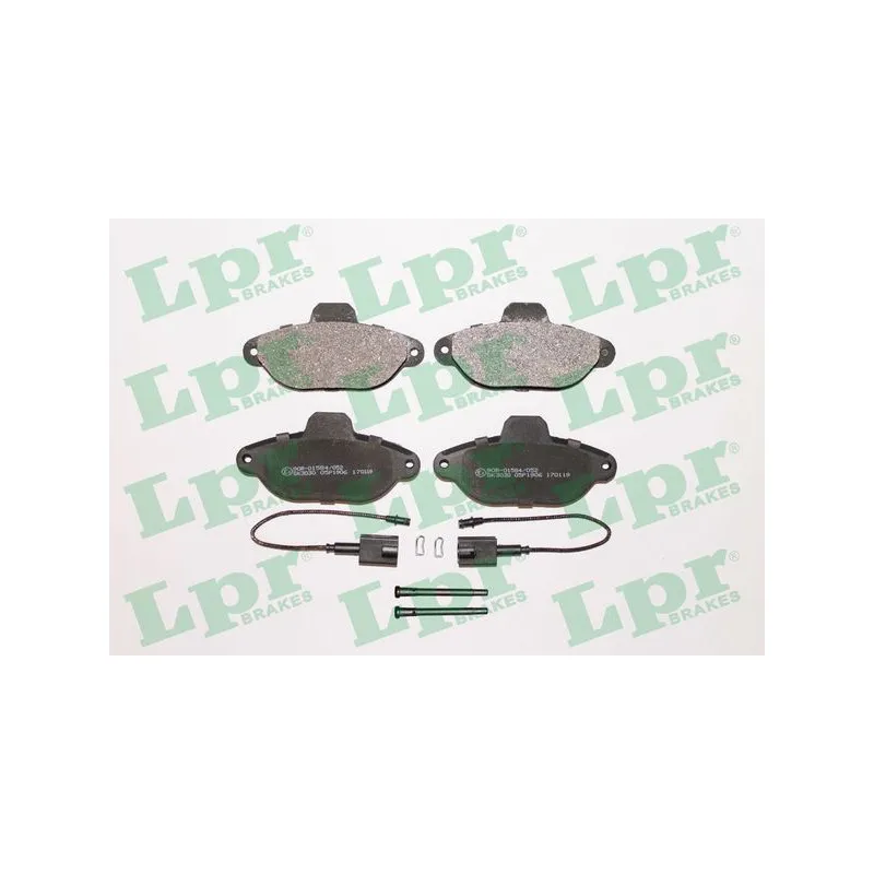 Jeu de 4 plaquettes de frein avant LPR 05P1906